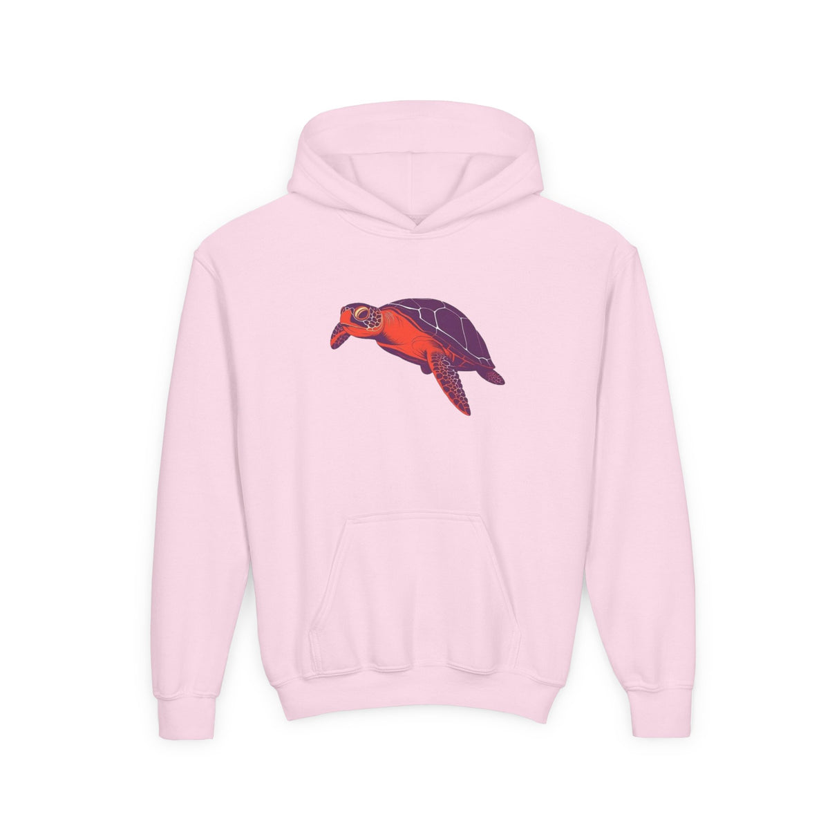 Youth Purple and Orange Sea Turtle Hoodie - 4 Colors