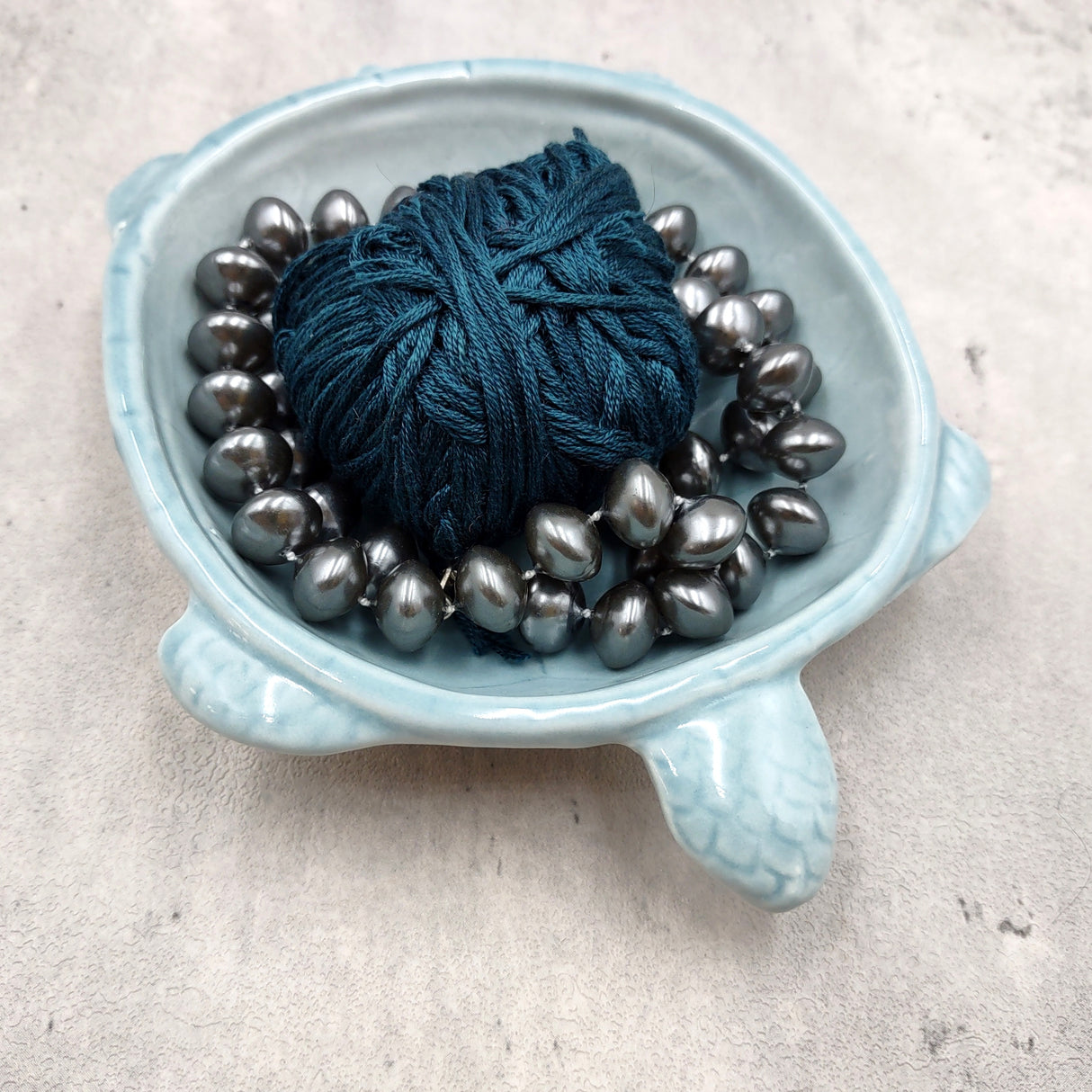 Sky Blue Sea Turtle Ceramic Dish (1 bowl approx. 5.25+ inches) Light Blue Sea Turtle Dish for trinkets jewelry & beach home decoration!