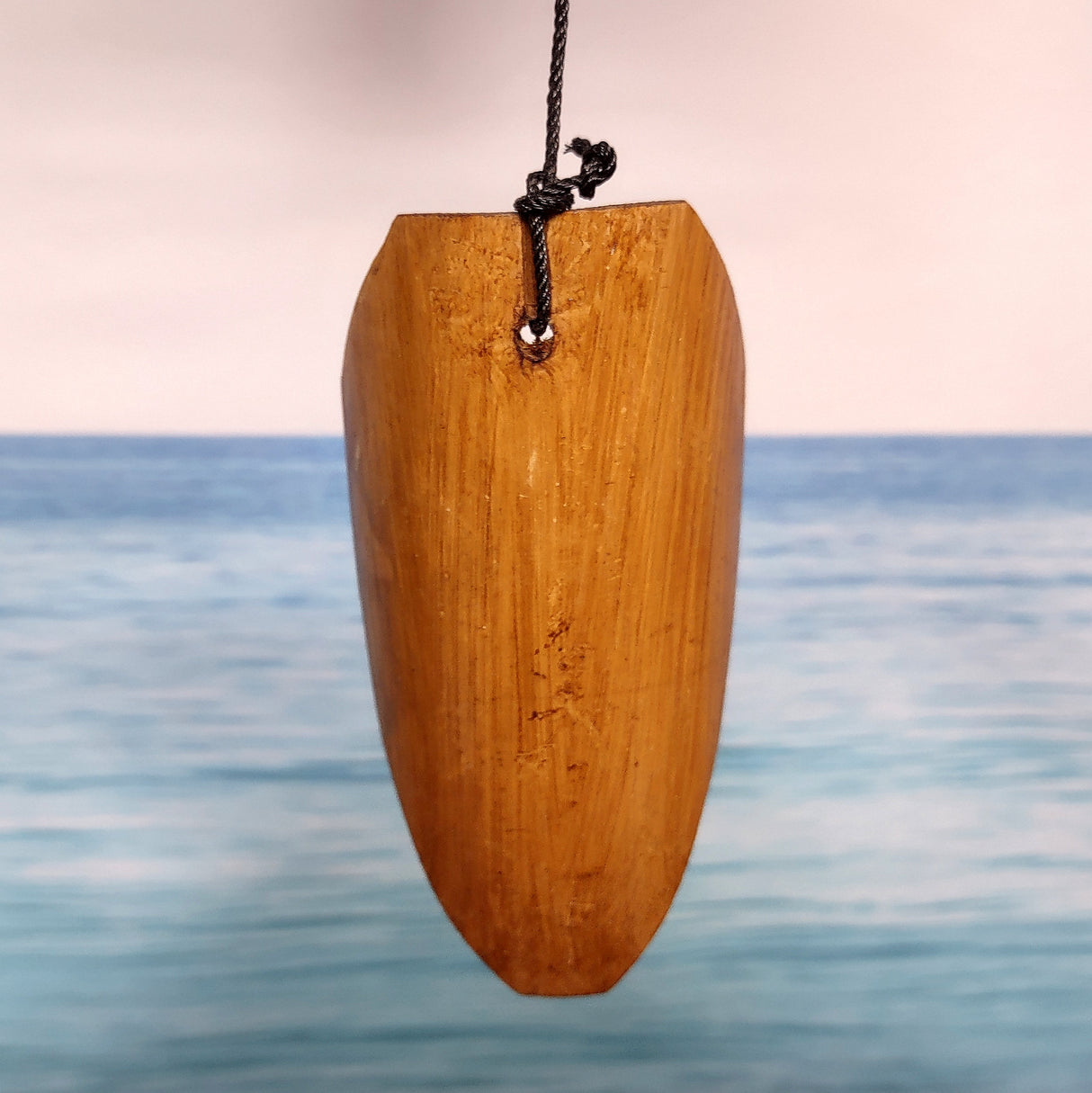 Painted Coconut Sea Turtle Bamboo Wind Chime Green Orange Dots (1 windchime approx. 38 x 6.5 inches) Hanging Turtle Chime for beachy home!