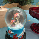 Brown Sea Turtle Seasonal Holiday Water Globe (1 globe approx. 4+ inches tall) Decorative Brown Sea Turtles Water Globe for coastal display!