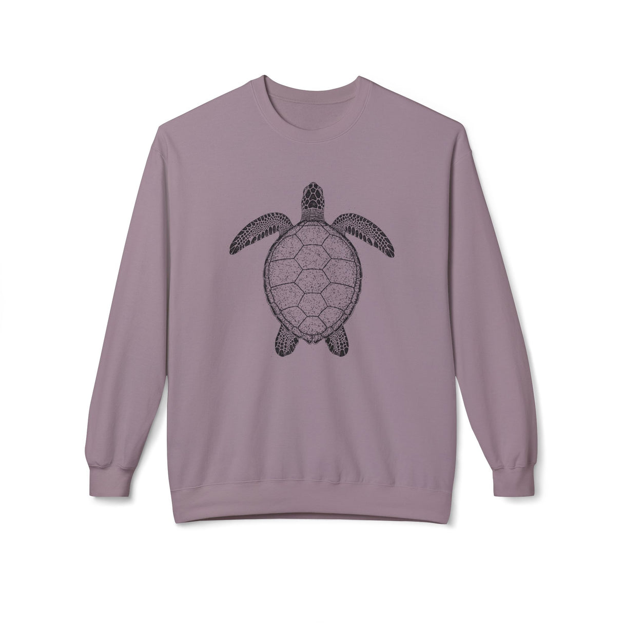 Black Intricate Sea Turtle Sweatshirt - 7 colors