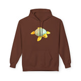 Digi-Block Baby Sea Turtle Hoodie - Comfy Unisex Fleece Sweatshirt - 5 Colors