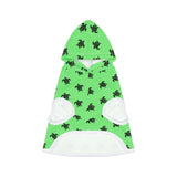 Green and Black Sea Turtle Pet Hoodie