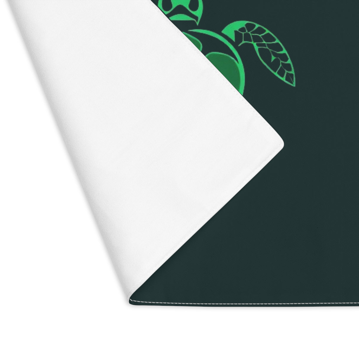 Dark Green Sea Turtle Placemat