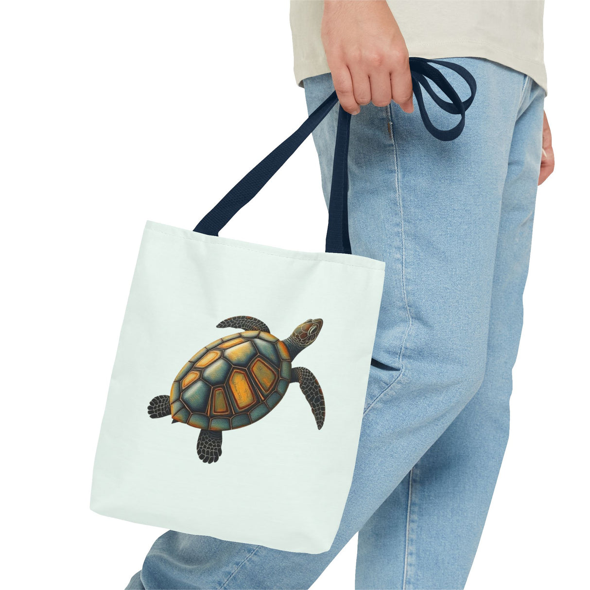 Oil Art Sea Turtle Tote Bag - 3 sizes