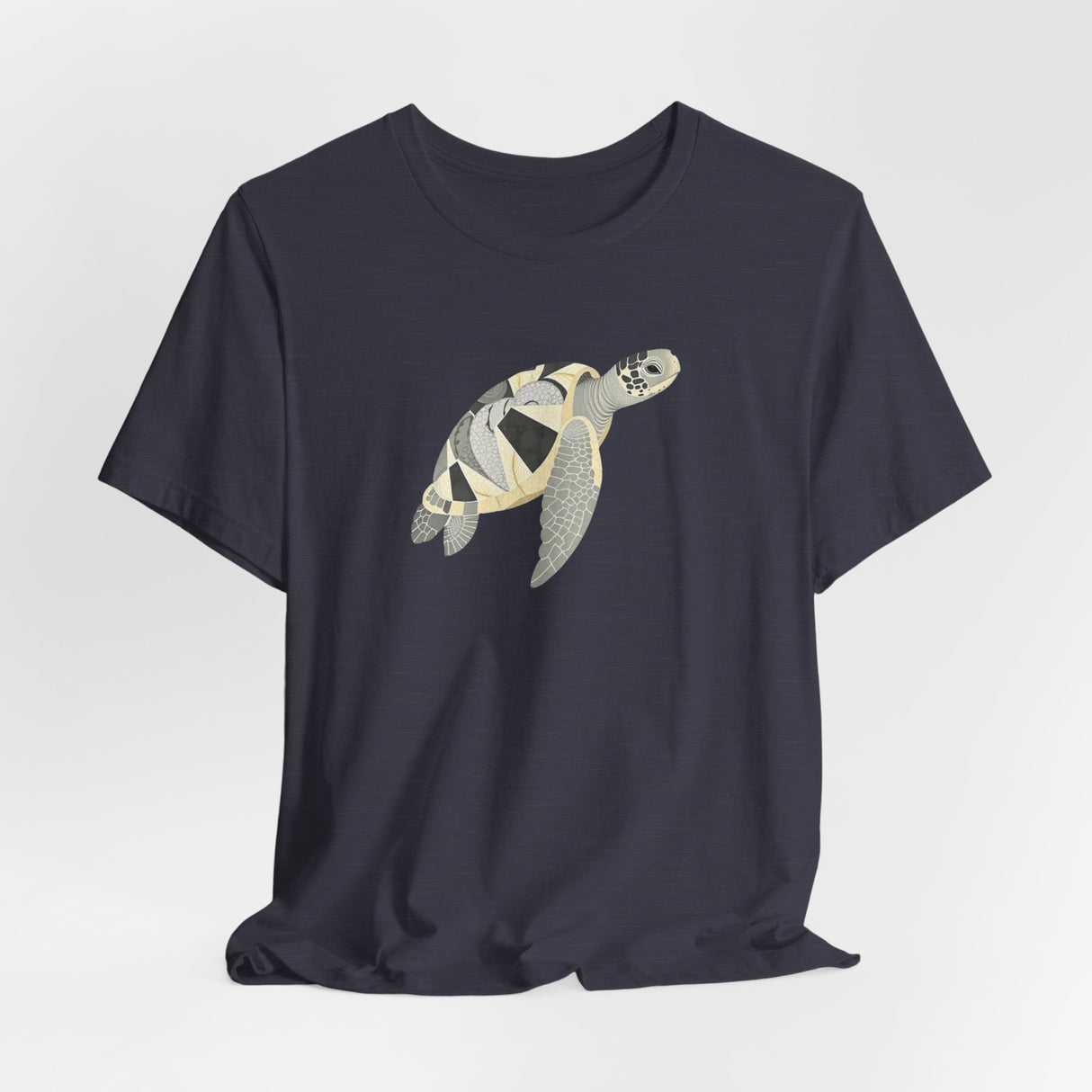 White and Gray Collage Sea Turtle Tee - 6 colors