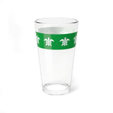 Green Color Sripe Sea Turtle 16oz Drinkware