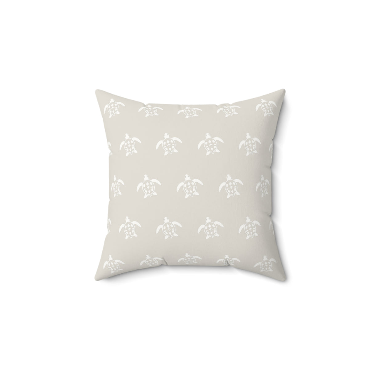 Off White Momchrome Sea Turtle Pillow, Faux Suede Pillow - 4 sizes