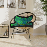 Vibrant Green Sea Turtle-Themed Velveteen Microfiber Blanket - 3 Sizes