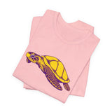Purple and Gold Sea Turtle Tee - 5 colors