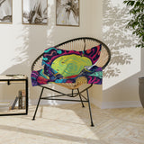 Psychedelic Sea Turtle-Themed Velveteen Microfiber Blanket - 3 Sizes