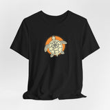 Orange and White Compass Sea Turtle Illustration Tee - 6 colors