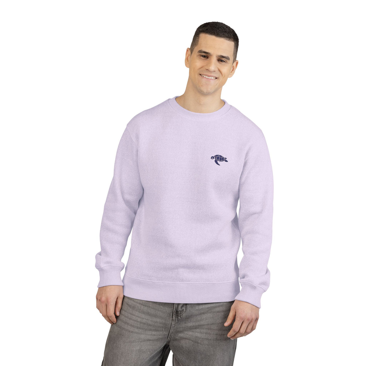 Unisex Blue Sea Turtle Embroidered Crewneck Sweatshirt - 4 colors