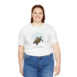 Water Color Print Sea Turtle Graphic Tee - 3 Colors