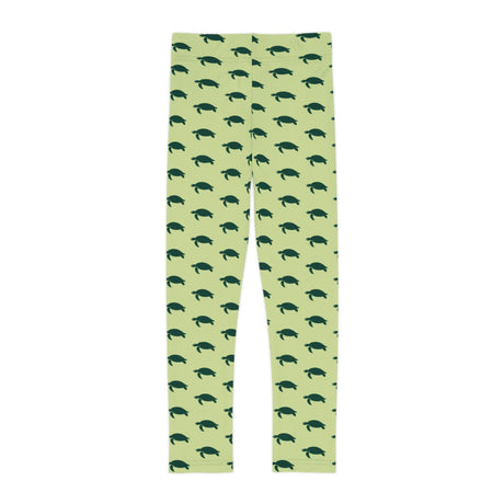 Cute Sea Turtle Kids Leggings - Comfortable, Fun Clothing for Playtime, Gifts for Birthdays, Christmas, Everyday Wear, Toddler Fashion