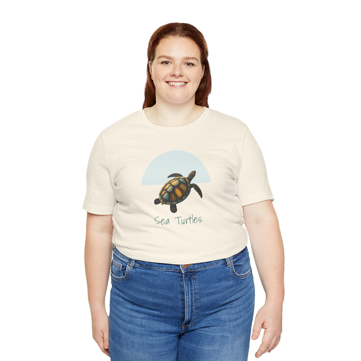 Water Color Print Sea Turtle Graphic Tee - 3 Colors