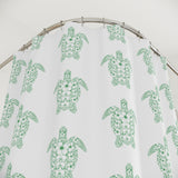 Fun Sea Turtle Shower Curtains - Coastal Bathroom Decor