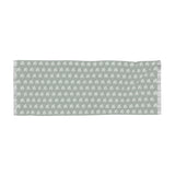 Green and White Sea Turtles Light Scarf