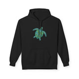 Teal Tribal Sea Turtle Hoodie -  Sea Turtle Sweatshirt - 6 Colors