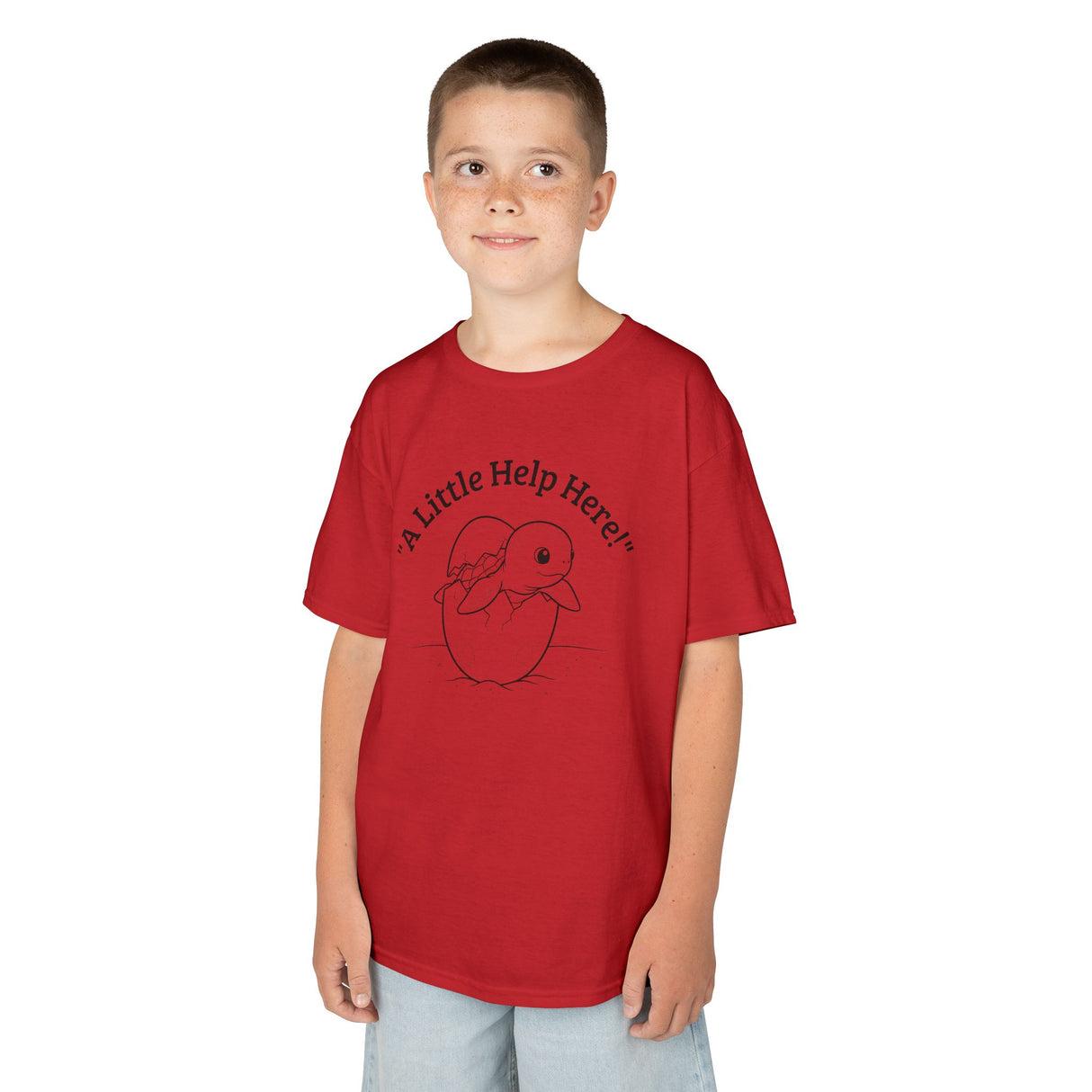 Kids Cute Baby Sea Turtle Hatching Cartoon Tee, Kids T-Shirt, Sea Turtle Apparel, Animal Lover Shirt, Children's Clothing