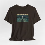 Keep It Dark Flat Safe Ink Art Sea Turtle Tee - 5 Colors Dark