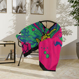 Swirling Sea Turtle-Themed Velveteen Microfiber Blanket - 3 Sizes