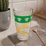 Green Color Sripe Sea Turtle 16oz Drinkware
