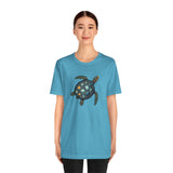 Oil Paint Green and Blue Sea Turtle Graphic Tee - 6 Colors