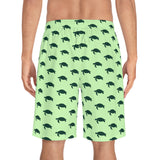 Turtle Print Men's Board Shorts, Beachwear, Swimwear, Summer Fashion, Beach Gifts, Casual Shorts