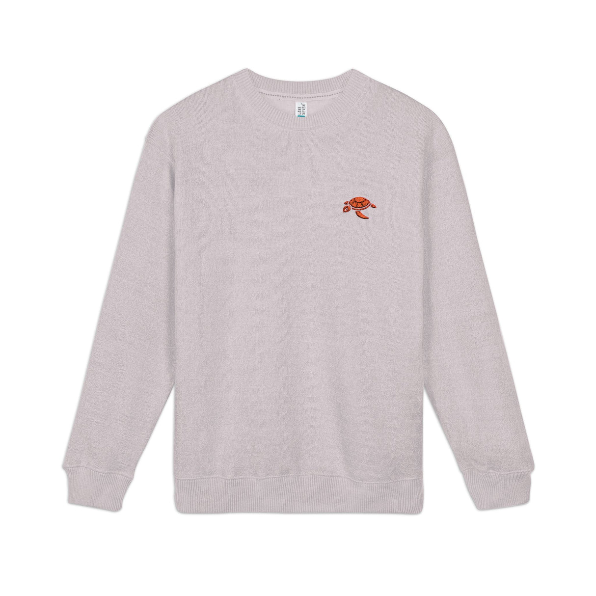 Unisex Orange Sea Turtle Embroidered Crewneck Sweatshirt - 4 colors