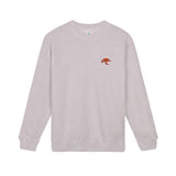 Unisex Orange Sea Turtle Embroidered Crewneck Sweatshirt - 4 colors