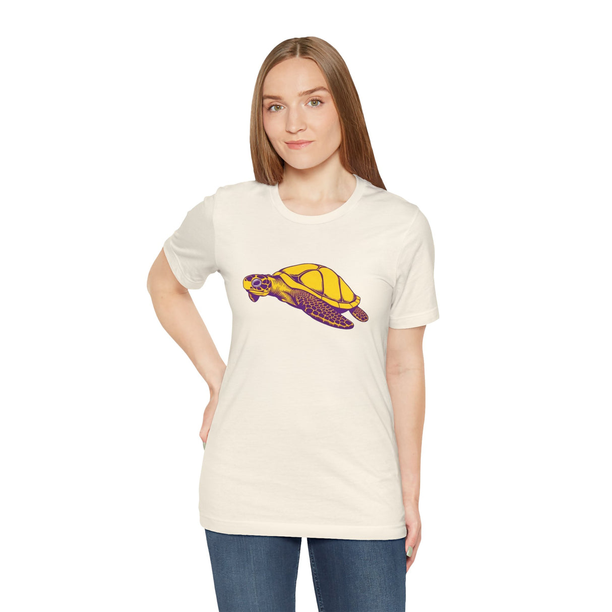 Purple and Gold Sea Turtle Tee - 5 colors