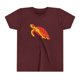 Red and Yellow Sea Turtle Youth Tee - 6 colors