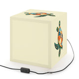 Green Collage Sea Turtle Geometric Light Cube Lamp