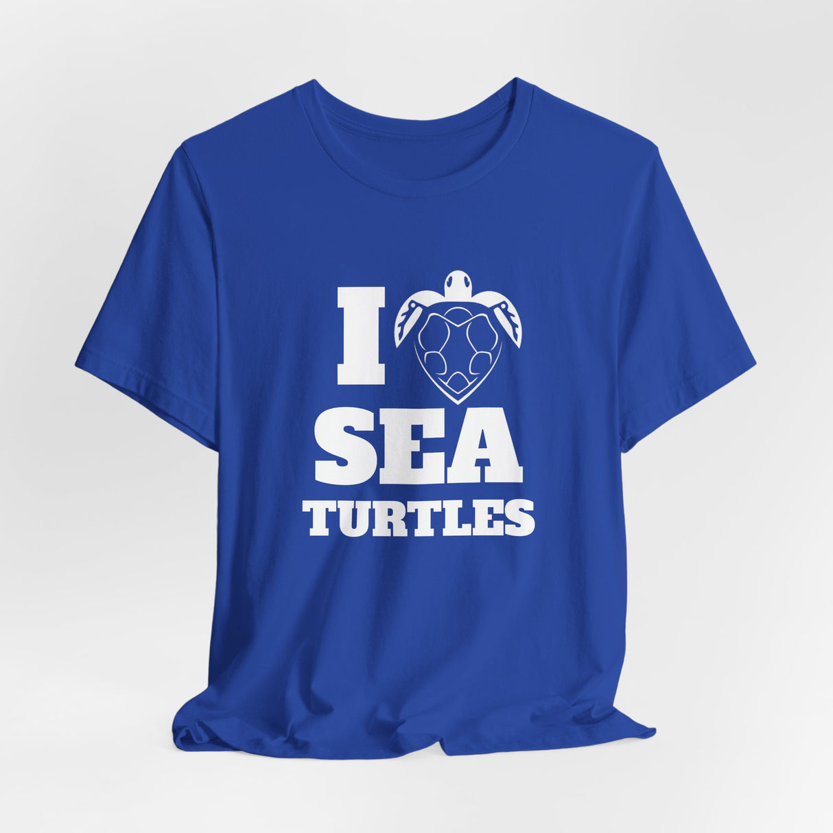 I Heart Sea Turtles White Ink Graphic Tee - 7 Colors