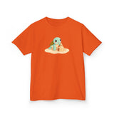 Kids Cute Baby Sea Turtle Sand Castle Cartoon Tee - 8 colors