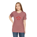 Red Heart Sea Turtle Graphic Tee - 8 Colors