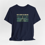 Keep It Dark Flat Safe Ink Art Sea Turtle Tee - 5 Colors Dark