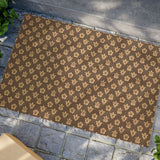 Brown Tropical Sea Turtle Doormat