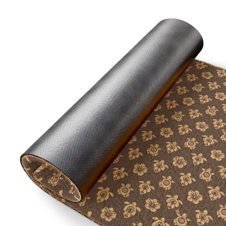 Brown Tropical Sea Turtle Doormat