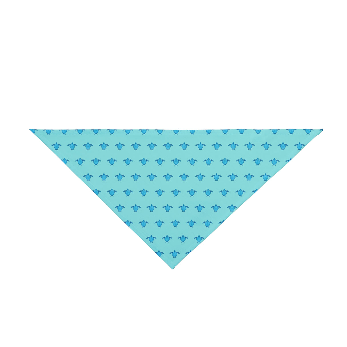 Stylish Blue Sea Turtle Pet Bandana for Dogs and Cats.