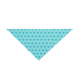 Stylish Blue Sea Turtle Pet Bandana for Dogs and Cats.