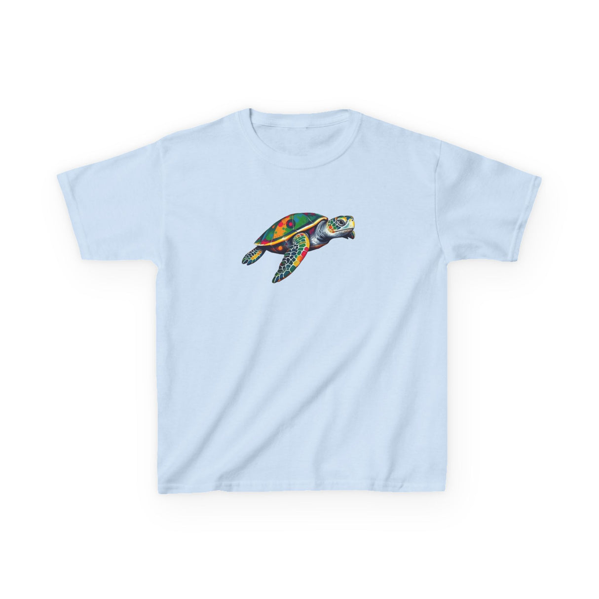 Kids Cute Paint Splat Sea Turtle Tee - 6 colors