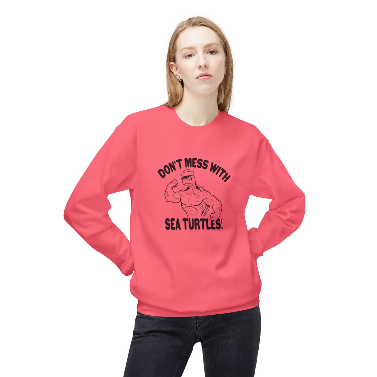 Don't Mess With Sea Turtles Black Ink Sweatshirt - 6 colors