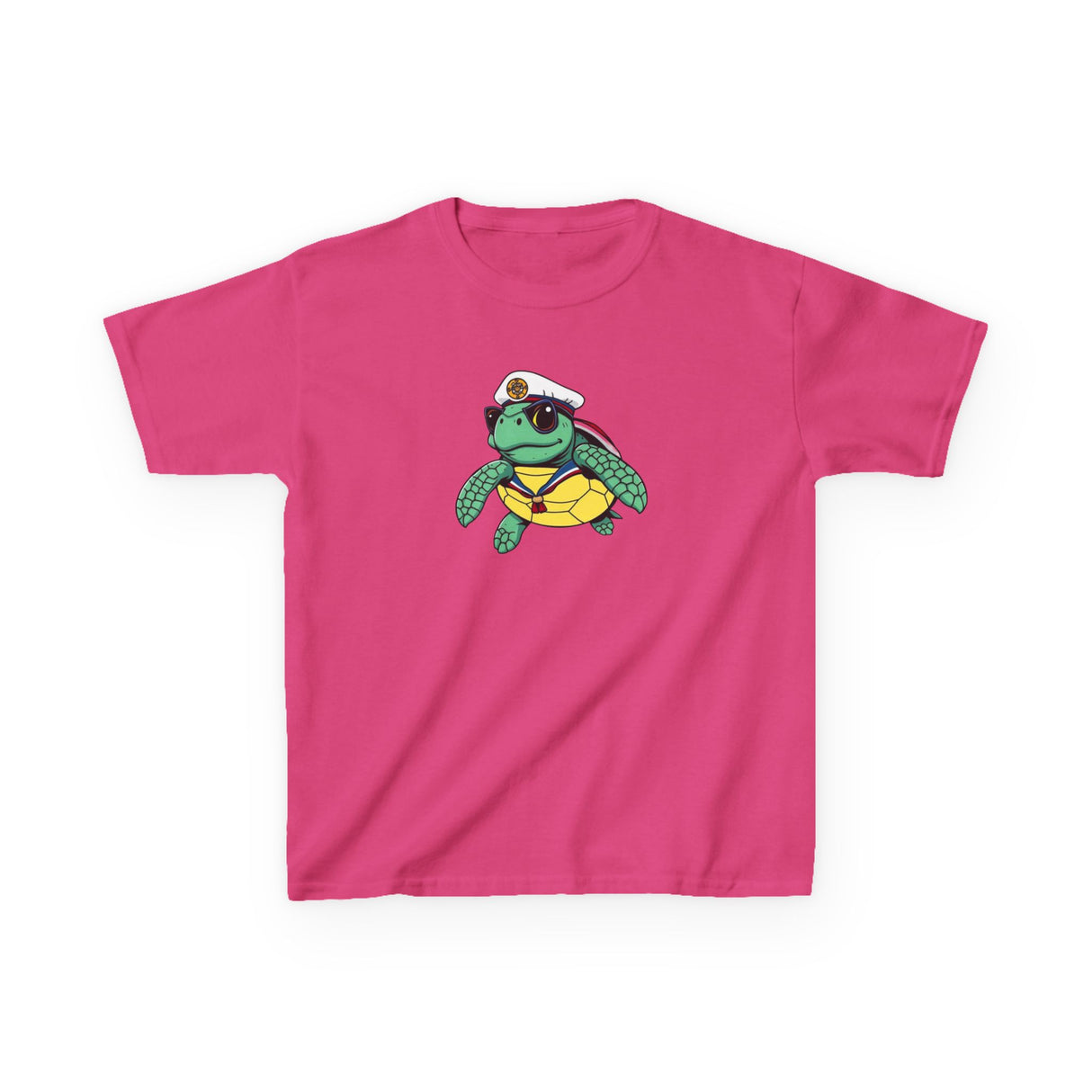 Kids Cute Baby Sea Turtle Sailor Cartoon Tee - 7 colors