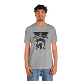 Bauhaus Blue Yellow Black Sea Turtle Graphic Tee - 5 Colors