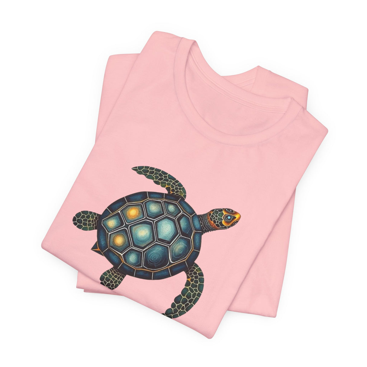 Oil Paint Green and Blue Sea Turtle Graphic Tee - 6 Colors