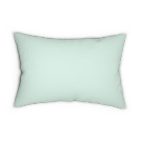 Sea Green Island Inspired Sea Turtle Lumbar Pillow