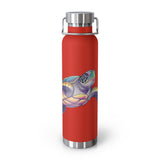 Red Airbrush Sea Turtle Water Bottle 22oz