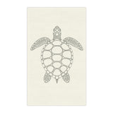 Detailed Sea Turtle Design Tea Towels - Cotton Twill, Ideal for Home, Kitchen Decor, Beachy Kitchen, Sea Turtle Lovers